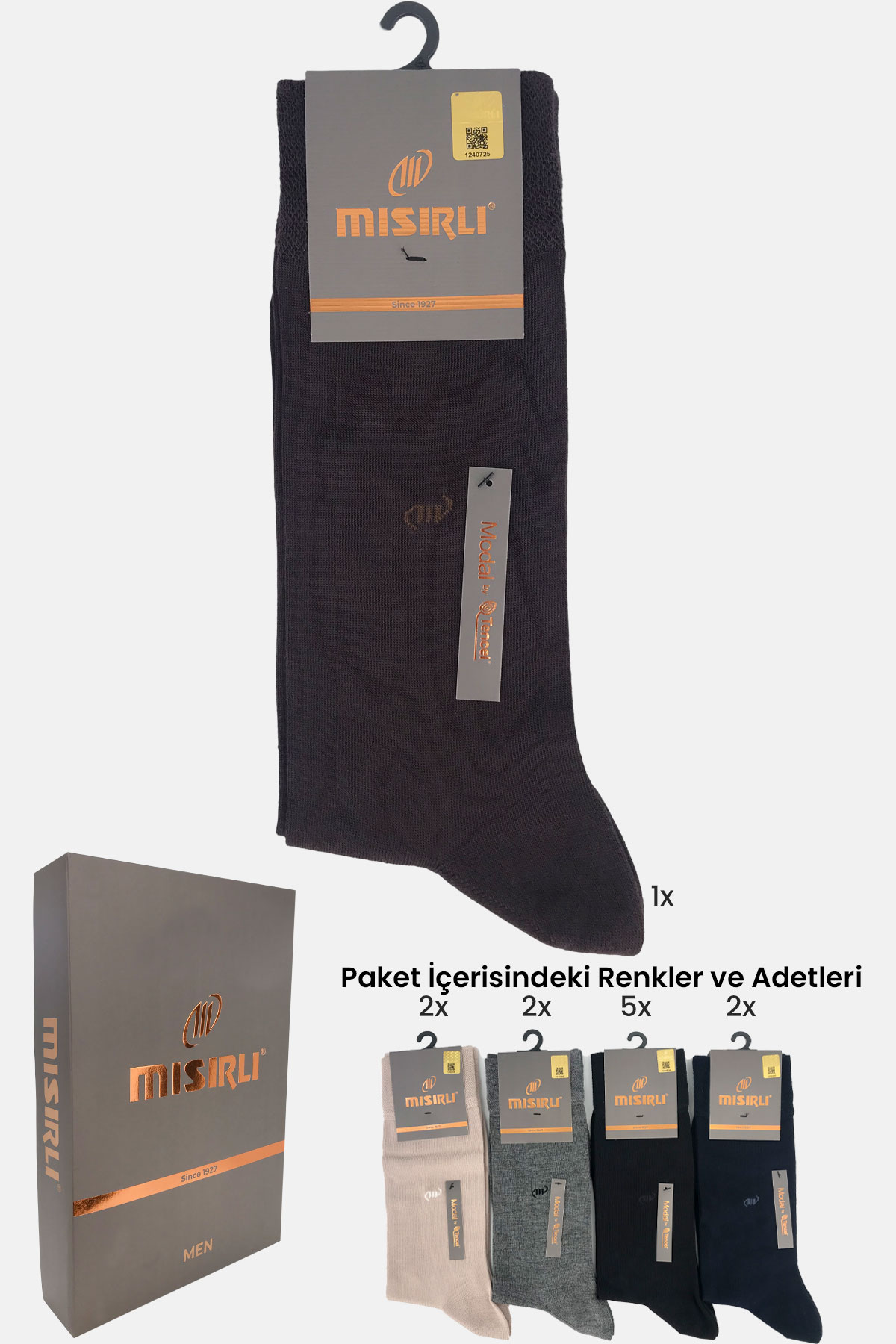 Mısırlı Erkek Soket Çorap Modal - Thumbnail