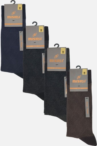 MISIRLI - Misirli Erkek Soket Çorap Modal Jakar Desenli (1)