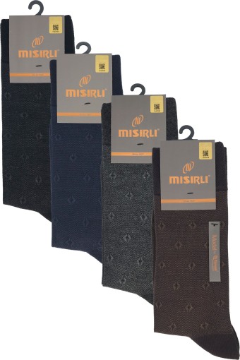 MISIRLI - Misirli Erkek Soket Çorap Modal Jakar Desenli (1)