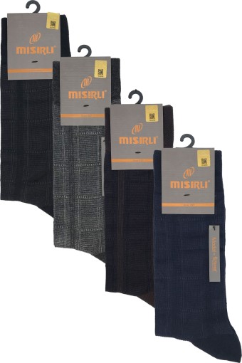 MISIRLI - Misirli Erkek Soket Çorap Modal Jakarlı Desenli (1)