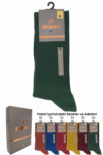 MISIRLI - Mısırlı Erkek Soket Çorap Organik Pamuklu (1)
