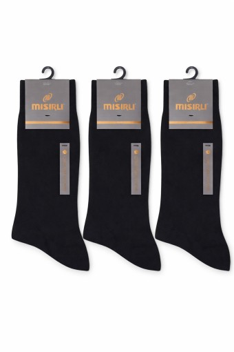 MISIRLI - Mısırlı Erkek Soket Çorap Pamuklu Düz (1)