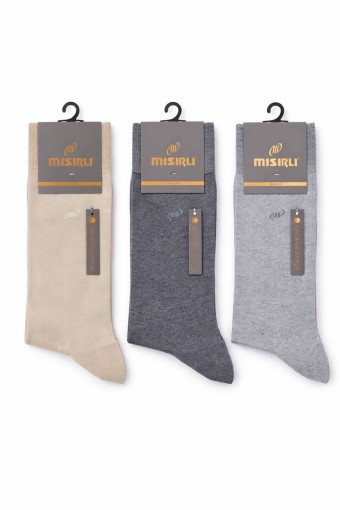 MISIRLI - Mısırlı Erkek Soket Çorap Pamuklu M Logolu