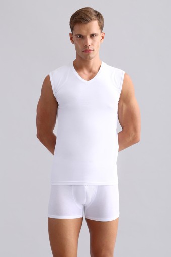 MISIRLI - Mısırlı Erkek Sporcu Atlet Bambu V Yaka