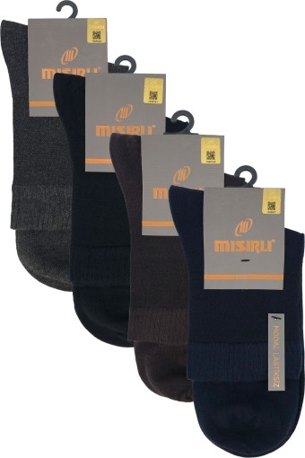 MISIRLI - Mısırlı Erkek Yarım Konç Çorap Lastiksiz Modal (1)