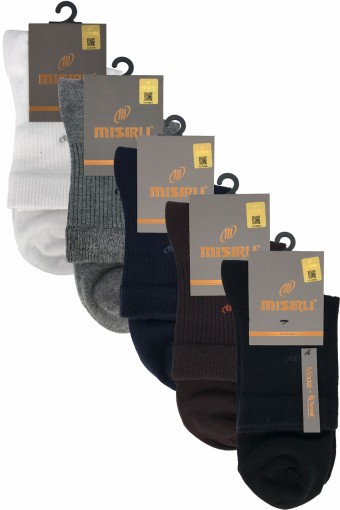 MISIRLI - Mısırlı Erkek Yarım Konç Çorap Modal M Logolu (1)