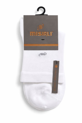 MISIRLI - Mısırlı Erkek Yarım Konç Pamuklu M Logolu Düz