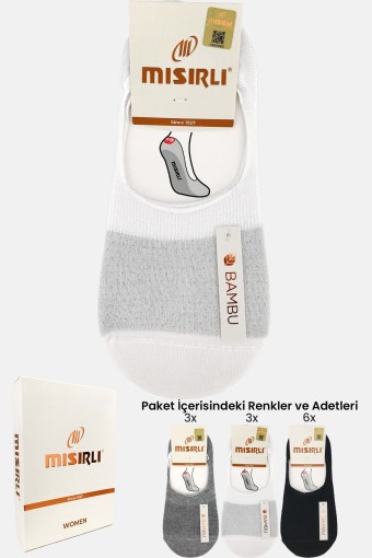 MISIRLI - Mısırlı Kadın Babet Çorap Bambu (1)