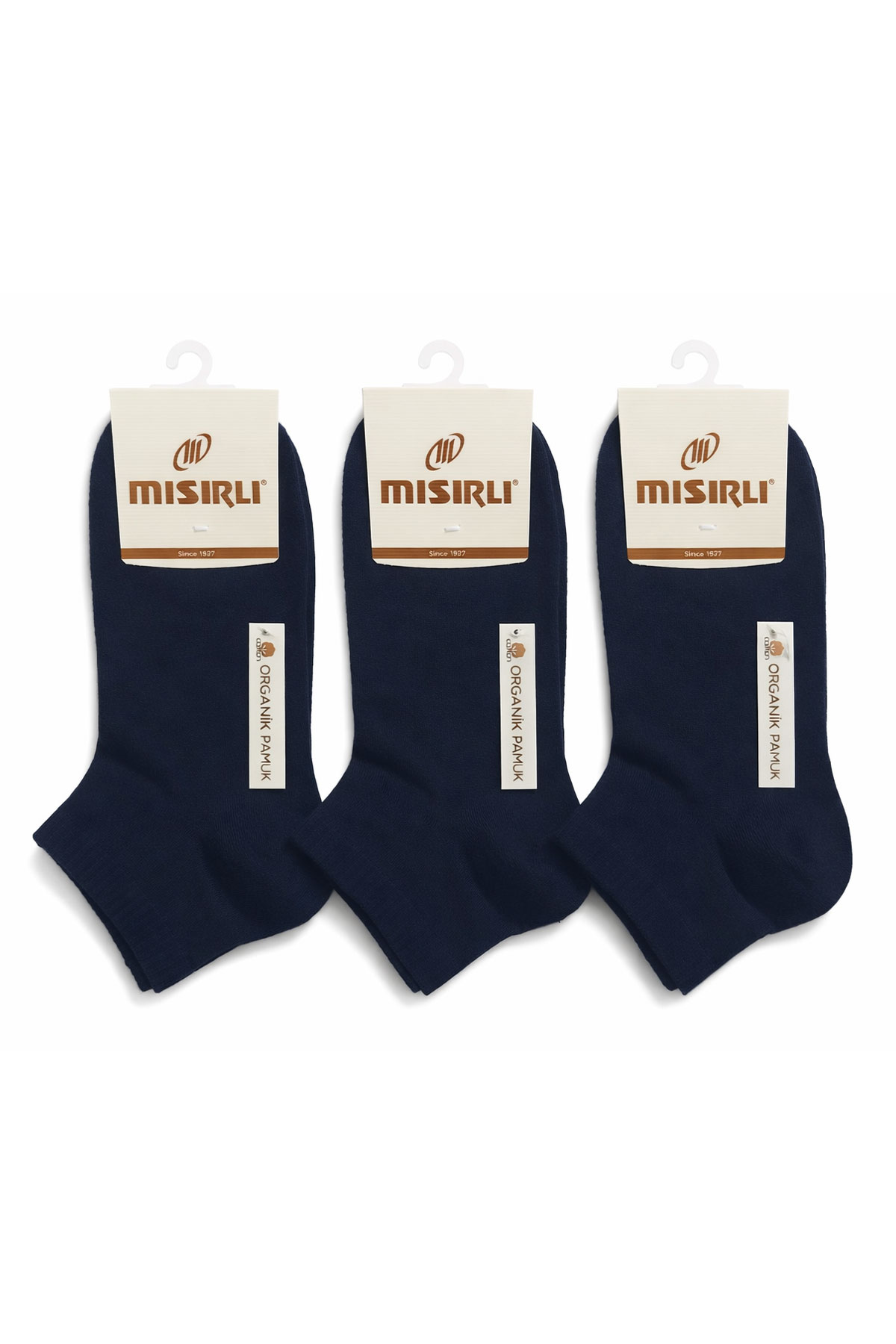 Mısırlı Kadın Patik Çorap Pamuklu Pike Ribli Lastikli - Thumbnail