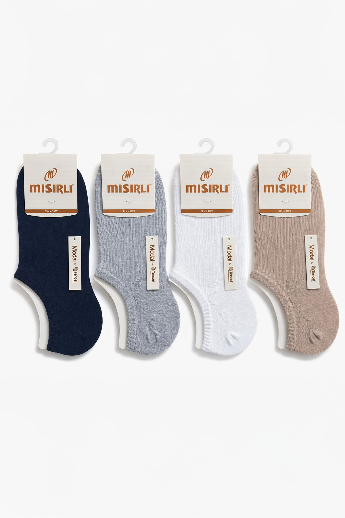 Mısırlı Kadın Sneaker Çorap Modal Ribli - Thumbnail