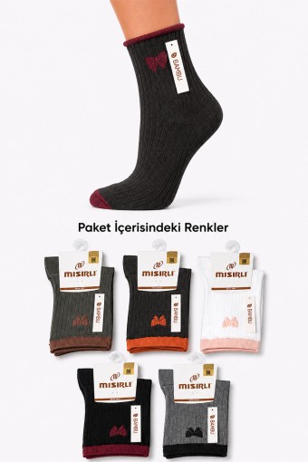 MISIRLI - Mısırlı Kadın Soket Çorap Bambu