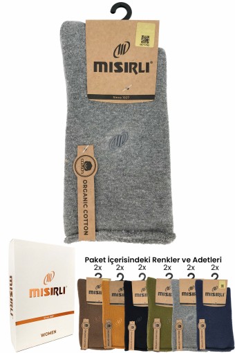 MISIRLI - Mısırlı Kadın Soket Çorap Havlu (1)