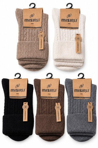 MISIRLI - Mısırlı Kadın Soket Çorap Lambswool
