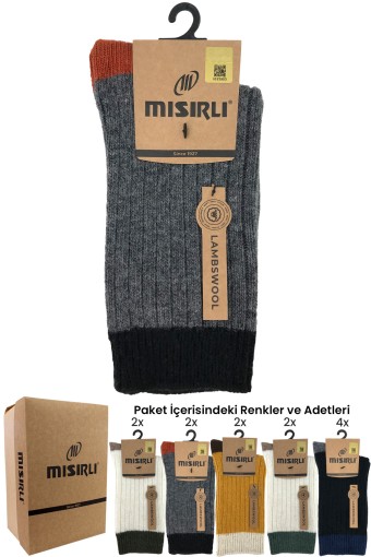 MISIRLI - Mısırlı Kadın Soket Çorap Lambswool (1)
