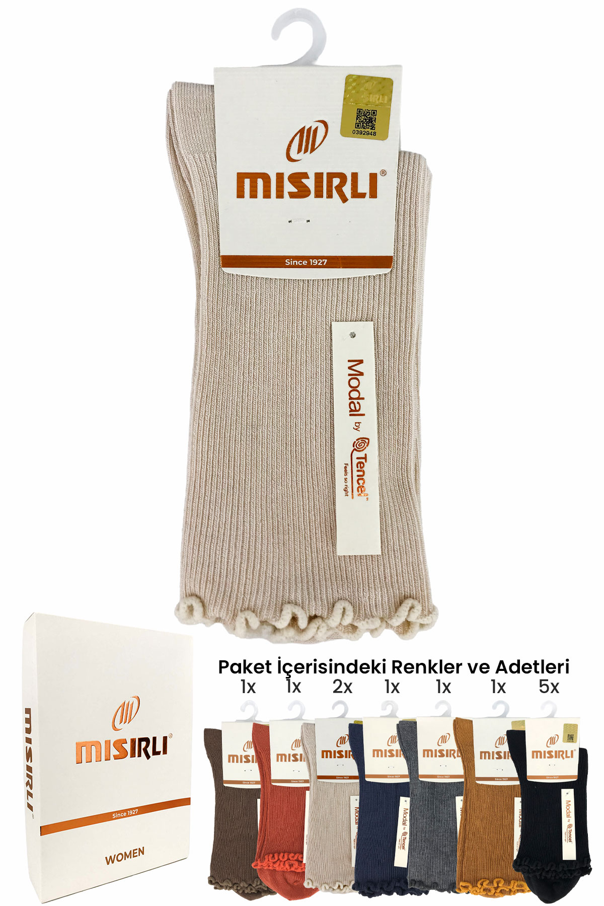 Mısırlı Kadın Soket Çorap Modal - Thumbnail