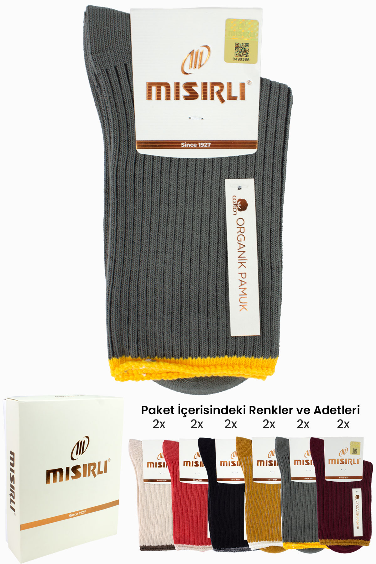 Mısırlı Kadın Soket Çorap Pamuklu - Thumbnail