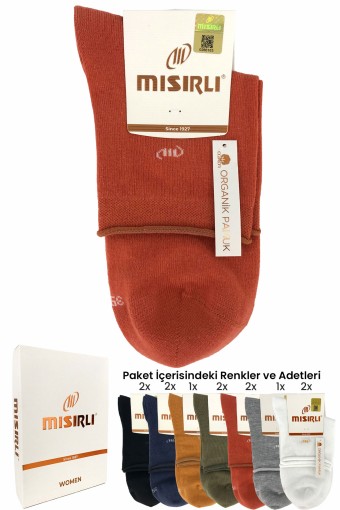 MISIRLI - Mısırlı Kadın Yarım Konç Çorap Pamuklu