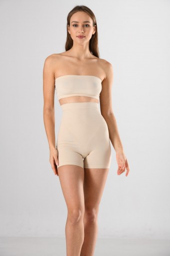 MİSSFİT - MissFit Kadın Orta Boy Şort Korse Yüksek Bel