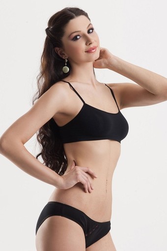 MİSSFİT - Missfit Kadın Tek Büstiyer İp Askılı Kaplı (1)
