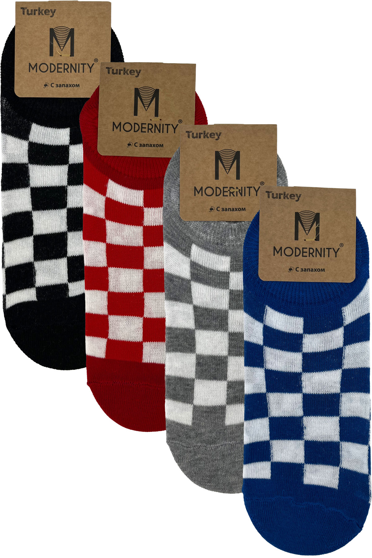 Modernity Kadın Sneaker Çorap Desenli - Thumbnail