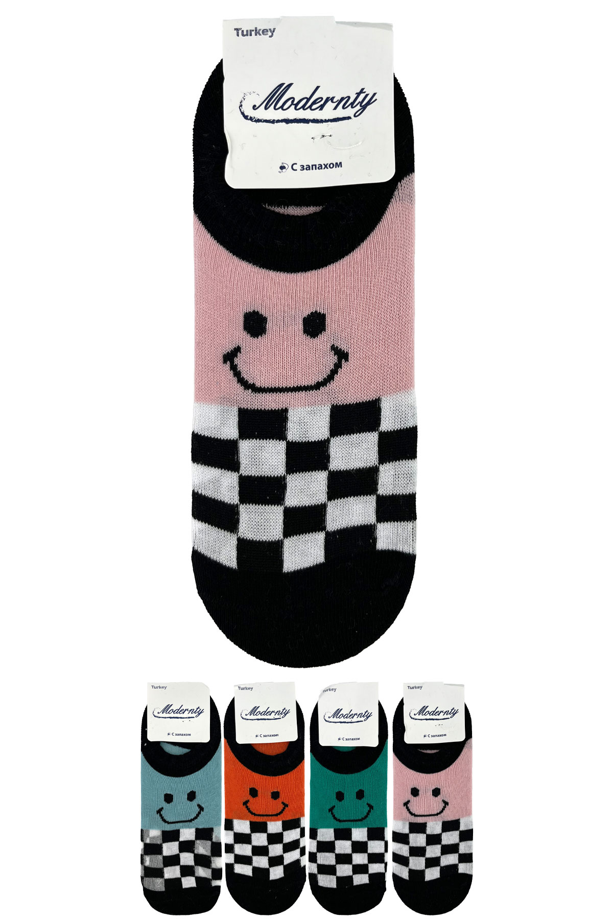 Modernity Kadın Sneaker Çorap Desenli - Thumbnail