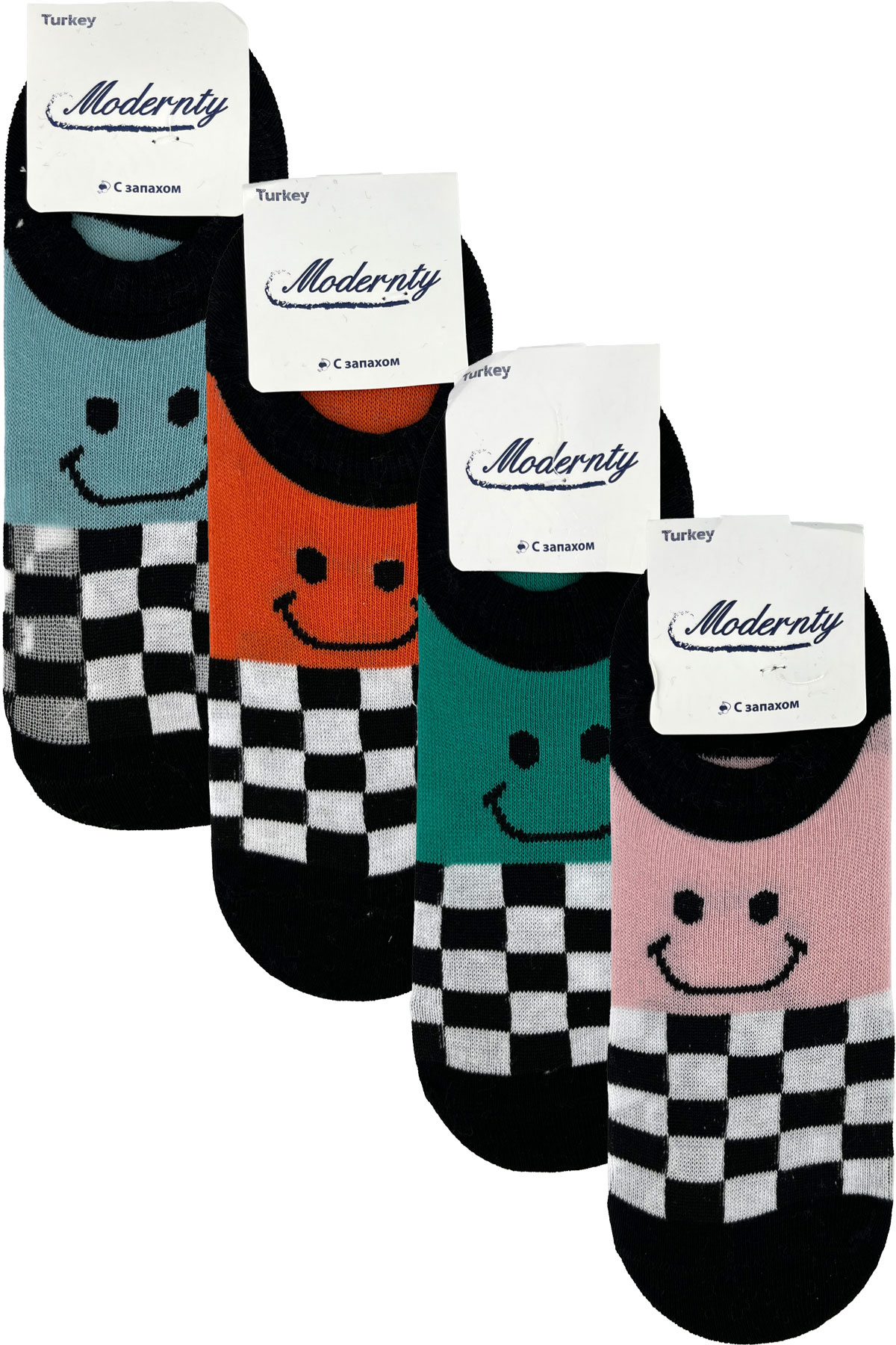 Modernity Kadın Sneaker Çorap Desenli - Thumbnail