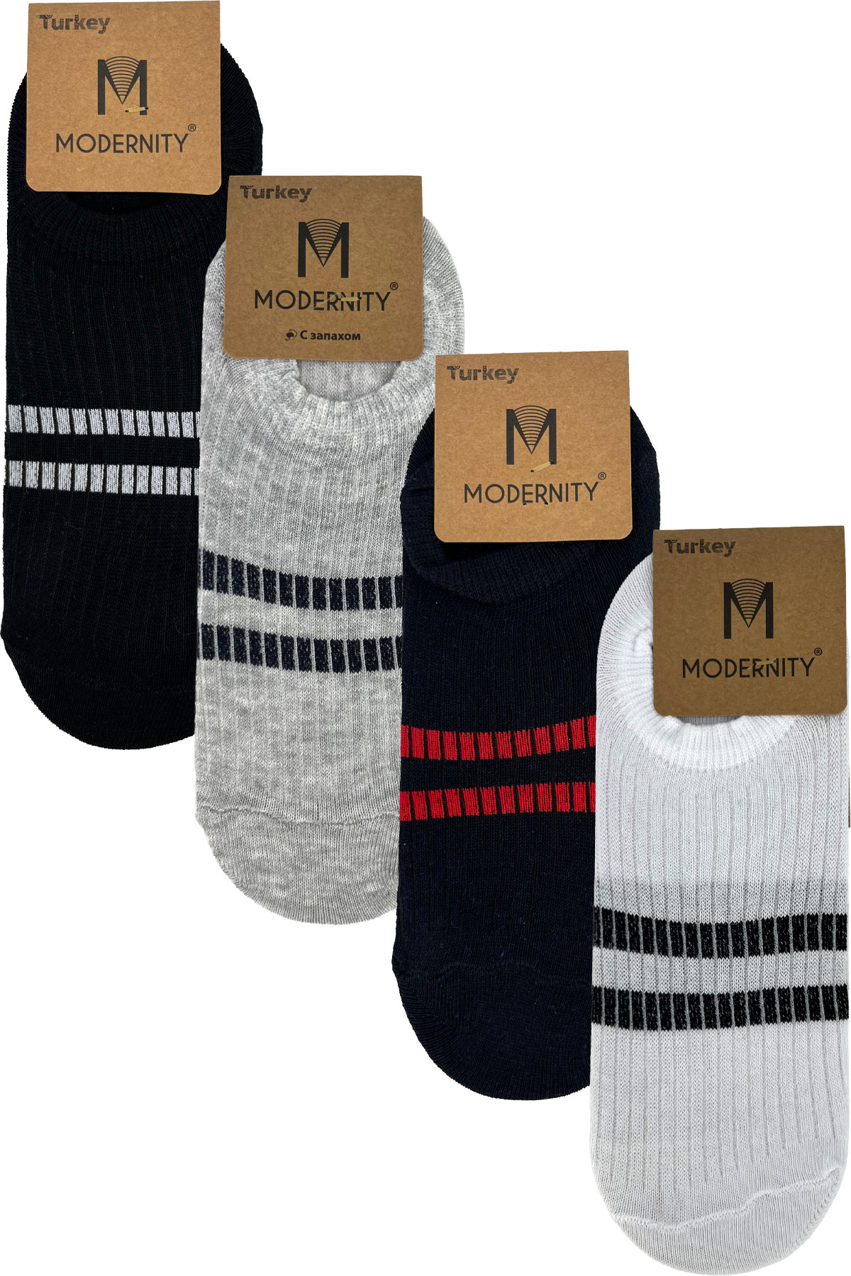 Modernity Kadın Sneaker Çorap Desenli - Thumbnail