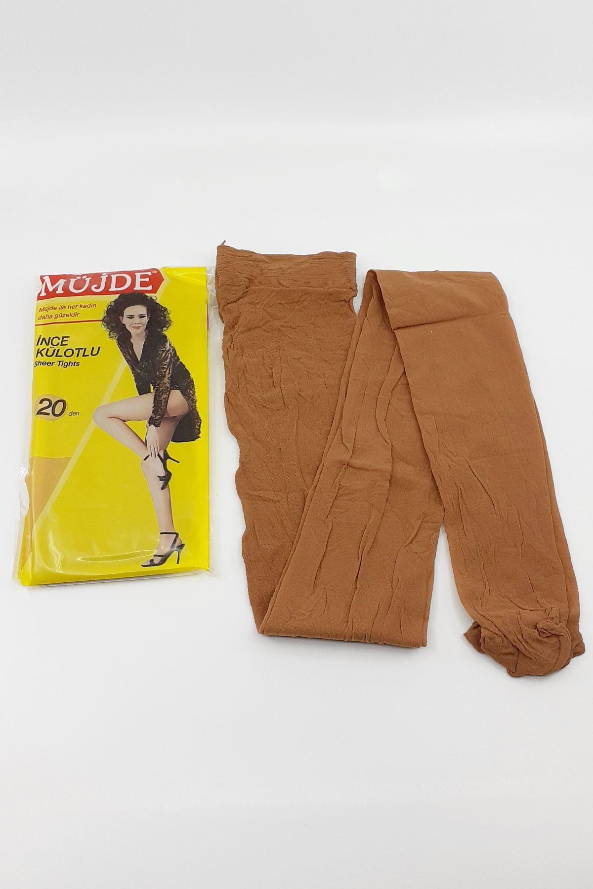 Müjde Kadın İnce Külotlu Çorap 20 Denye (Sarı Kutu) - Thumbnail