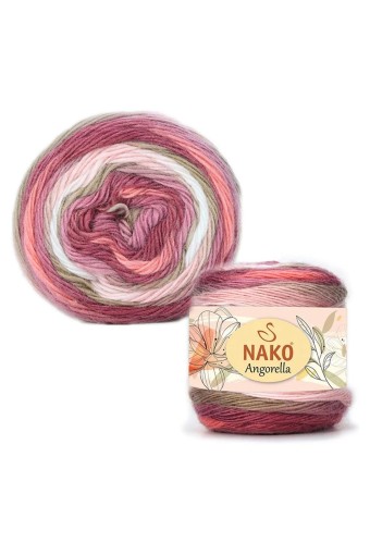 NAKO - Nako El Örgü İpliği Angorella 100g 400m NAKO - Nako El Örgü İpliği Angorella 100g 400m