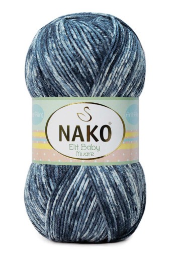 NAKO - Nako El Örgü İpliği Elit Baby Muare Anti Pilling 100 Gr (1)