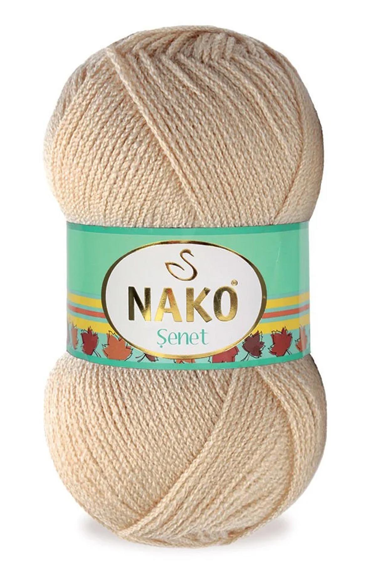 Nako El Örgü İpliği Şenet Akrilik Düz 100g 270m - Thumbnail