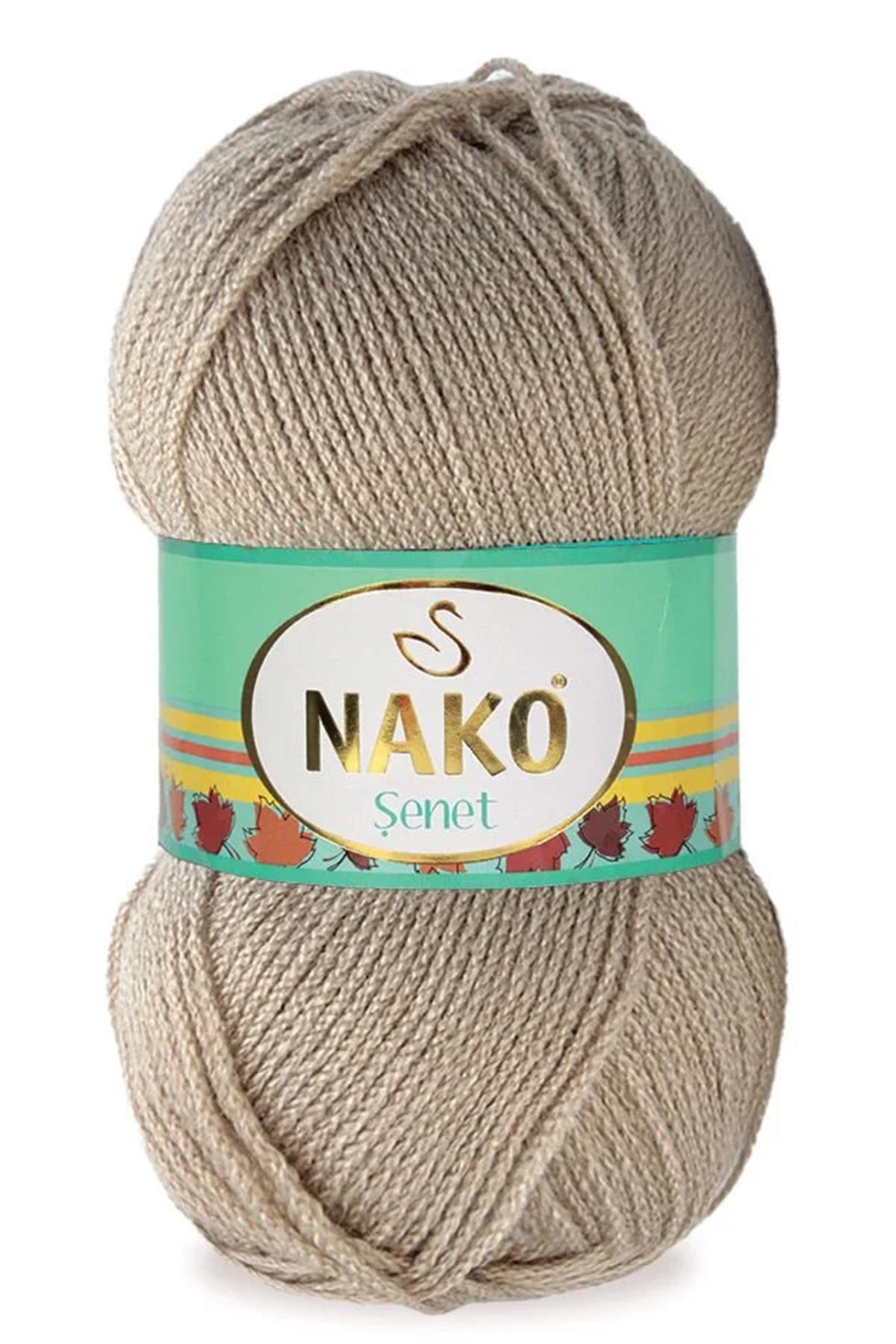Nako El Örgü İpliği Şenet Akrilik Düz 100g 270m - Thumbnail