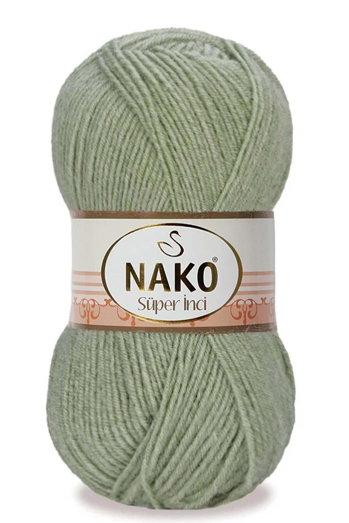 Nako El Örgül İpliği Süper İnci 100g 260m - Thumbnail