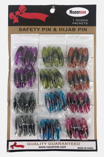 NAZARONE - Nazarone İğneli Eşarp Klipsi (1)