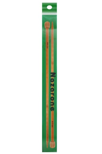 NAZARONE - Nazarone Örgü Şişi Bambu - Ceviz - 10 (1)