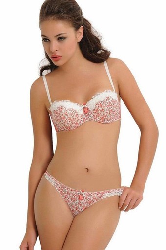 NBB - Nbb Kadın Fantezi Destekli Straplez Sütyen ve Külot Takım (1)