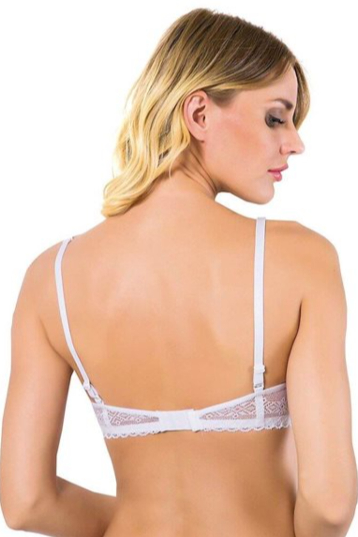 Nbb Kadın Fantezi Destekli Sütyen Mikro Kaplı Ortası Taşlı - Thumbnail