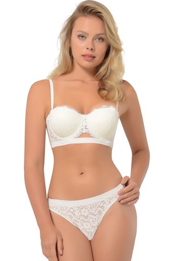 NBB - Nbb Kadın Fantezi Destekli Sütyen ve Külot Takımı Dantelli