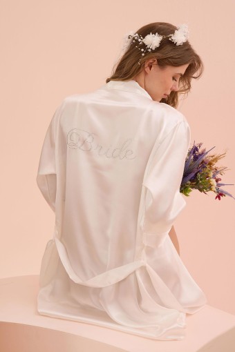 NBB - Nbb Kadın Fantezi Sabahlık Bride Saten