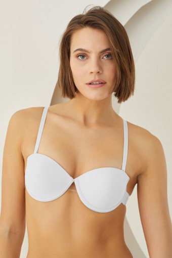 NBB - Nbb Kadın Straplez Sütyen Destekli Sırtı Şeffaf