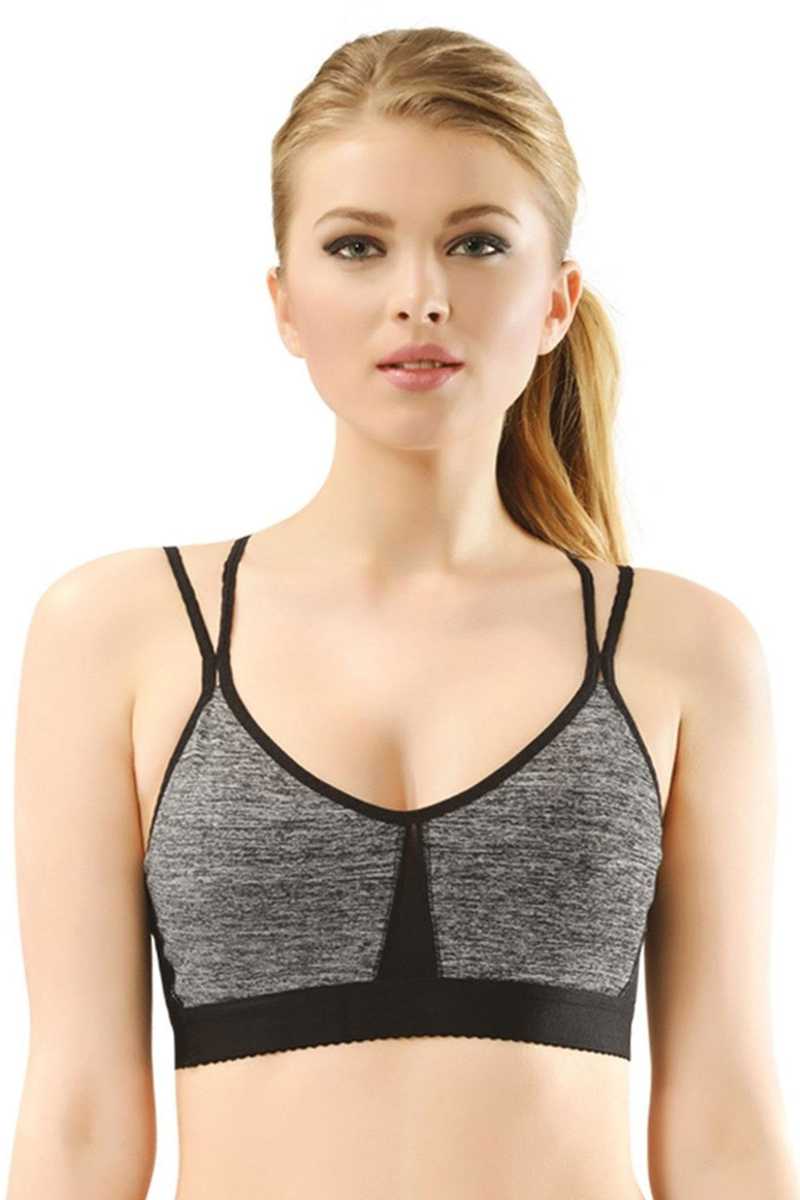 Nbb Kadın Tek Büstiyer Fitness Çift Askılı - Thumbnail