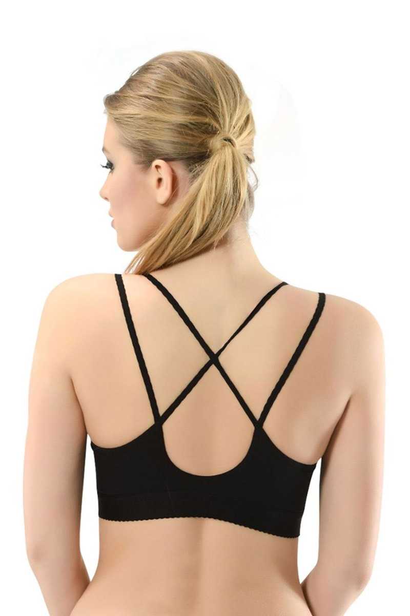 Nbb Kadın Tek Büstiyer Fitness Çift Askılı - Thumbnail