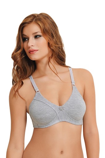 NBB - Nbb Kadın Toparlayıcı Sütyen Penye - Gri - 105