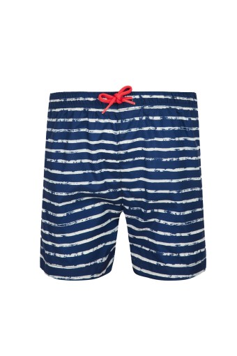 NEOPY - Neopy Erkek Çocuk Stacy Deniz Şortu Çizgili - Koyu Lacivert