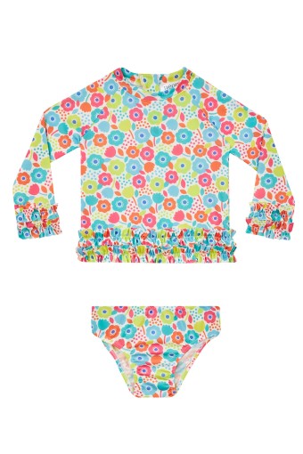 NEOPY - Neopy Kız Bebek Loly Mayo Uzun Kollu UPS +50 - Beyaz