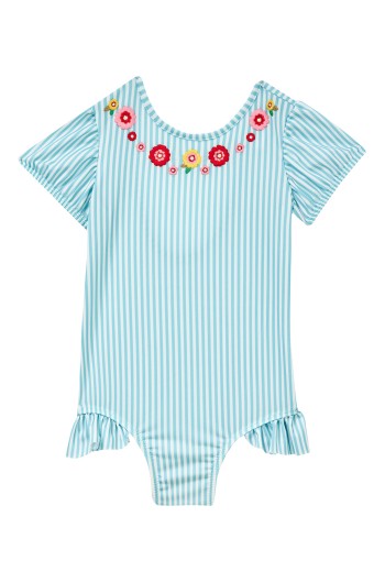 NEOPY - Neopy Kız Bebek Selena Mayo Kısa Kollu - Mavi