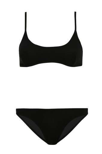 NEOPY - Neopy Kız Garson Gary Bikini Takımı - Siyah (1)