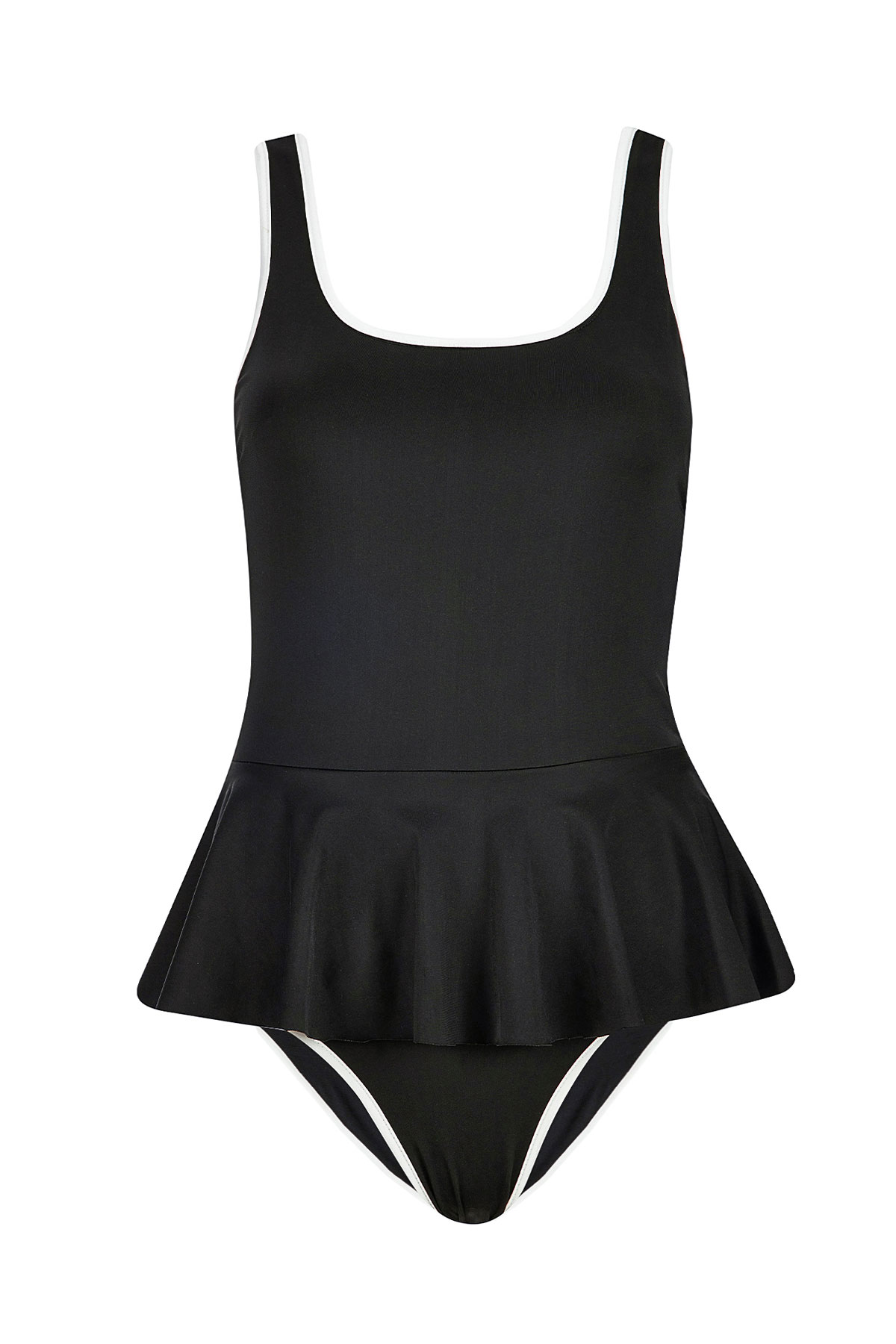 Neopy Kız Garson Oven Mayo Fırfrlı Etek - Saks Mavisi - Thumbnail