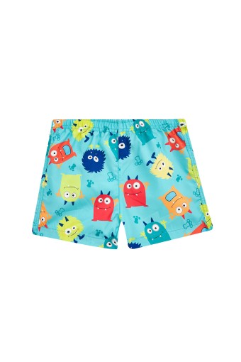 NEOPY - Neopy Unisex Bebek Elroy Deniz Şortu Desenli - Mint