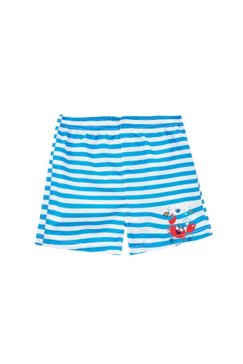 NEOPY - Neopy Unisex Bebek Krust Deniz Şortu Çizgili - Mavi (1)